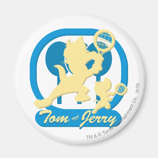 Tom and Jerry Tennis Stars 3 Magnet (Front)