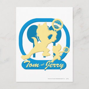 Tom and Jerry Tennis Stars 3 Postcard