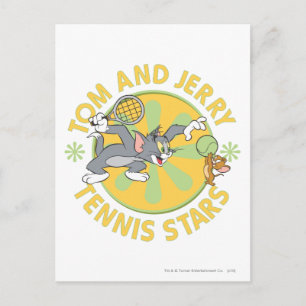 Tom and Jerry Tennis Stars 5 Postcard
