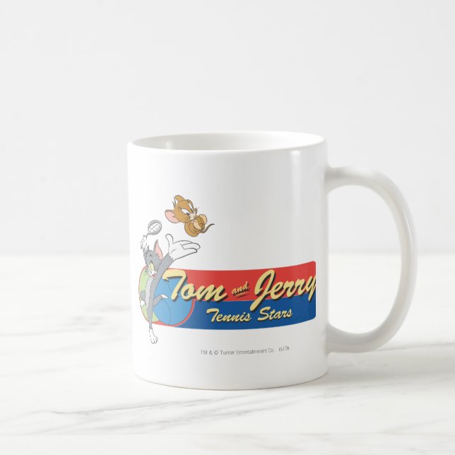 Tom and Jerry Tennis Stars 6 Coffee Mug (Right)