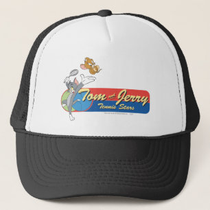 Tom and Jerry Tennis Stars 6 Trucker Hat