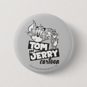 Tom And Jerry Tom And Jerry Cartoon 6 Cm Round Badge