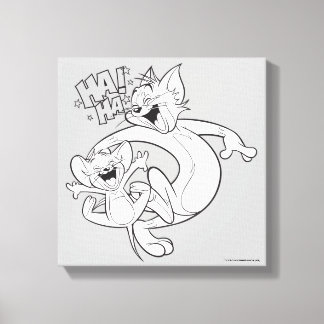 Tom And Jerry | Tom And Jerry Laughing Canvas Print