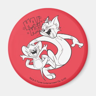Tom And Jerry   Tom And Jerry Laughing Magnet