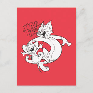 Tom And Jerry   Tom And Jerry Laughing Postcard