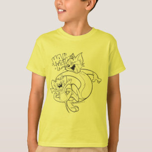Tom And Jerry   Tom And Jerry Laughing T-Shirt