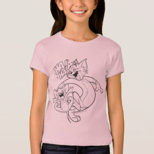Tom And Jerry   Tom And Jerry Laughing T-Shirt