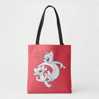 Tom And Jerry | Tom And Jerry Laughing Tote Bag