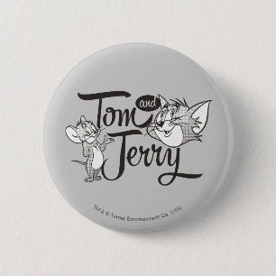 Tom And Jerry Tom And Jerry Looking Sweet 6 Cm Round Badge