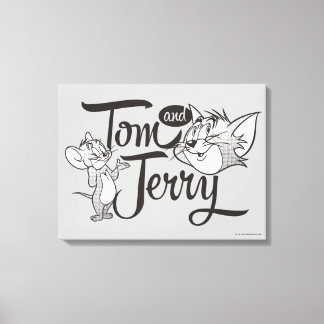 Tom And Jerry | Tom And Jerry Looking Sweet Canvas Print