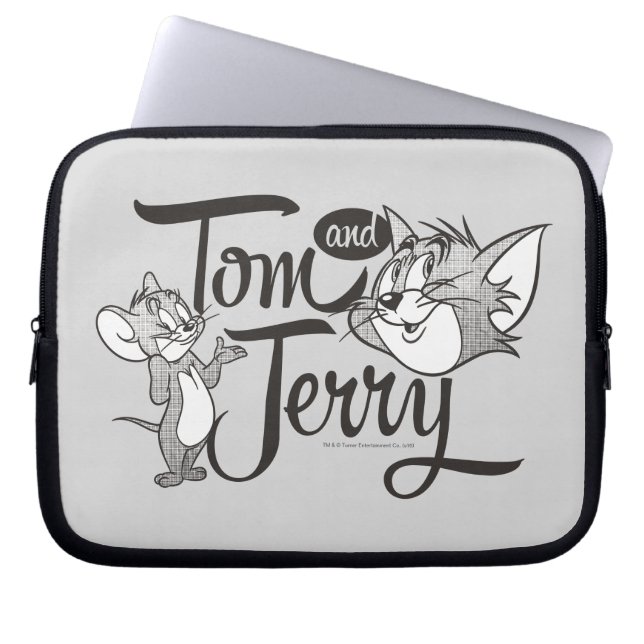 Tom And Jerry | Tom And Jerry Looking Sweet Laptop Sleeve (Front)