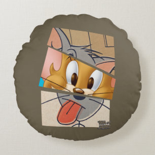Tom And Jerry Tom And Jerry Mashup Round Cushion