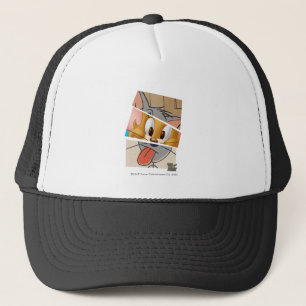 Tom And Jerry   Tom And Jerry Mashup Trucker Hat