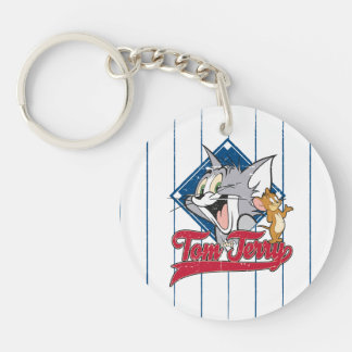 Tom And Jerry | Tom And Jerry On Baseball Diamond Key Ring
