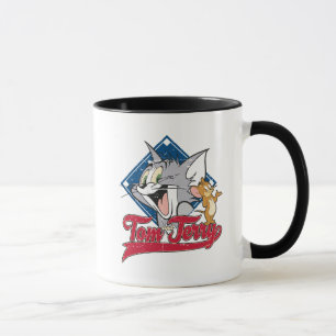 Tom And Jerry   Tom And Jerry On Baseball Diamond Mug