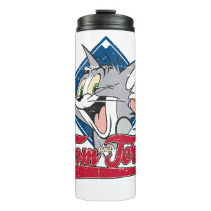 Tom And Jerry   Tom And Jerry On Baseball Diamond Thermal Tumbler