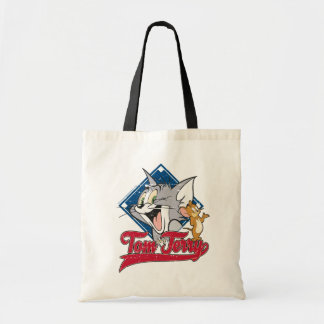 Tom And Jerry | Tom And Jerry On Baseball Diamond Tote Bag