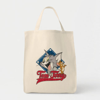 Tom And Jerry | Tom And Jerry On Baseball Diamond Tote Bag