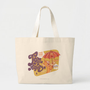 Tom and Jerry Tom Foolery Large Tote Bag