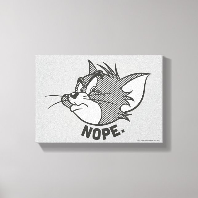 Tom And Jerry | Tom Says Nope Canvas Print (Front)