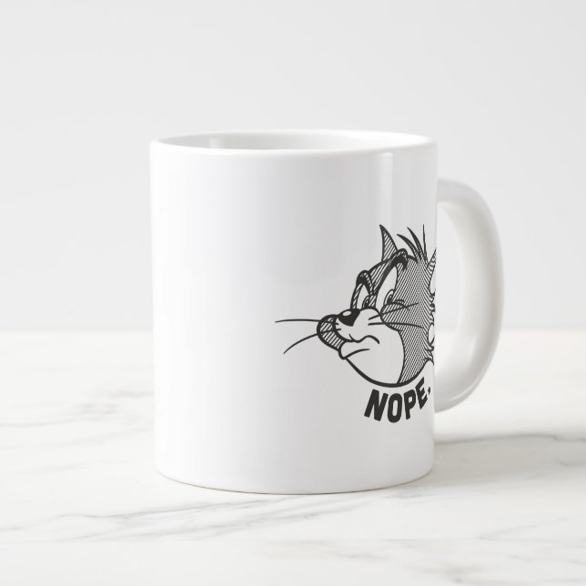 Tom And Jerry | Tom Says Nope Large Coffee Mug (Front Right)