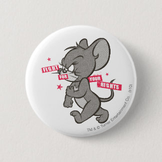 Tom and Jerry Tough Mouse 3 6 Cm Round Badge