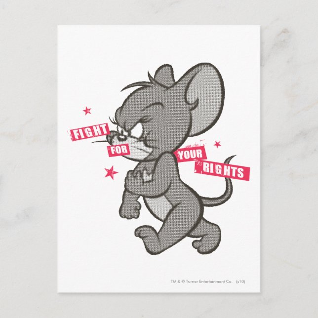 Tom and Jerry Tough Mouse 3 Postcard (Front)