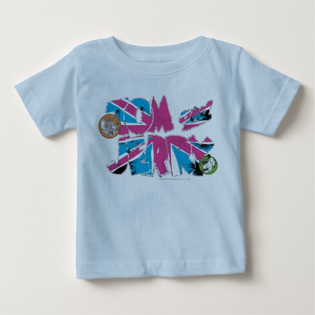 Tom and Jerry UK Overload Baby T-Shirt (Front)
