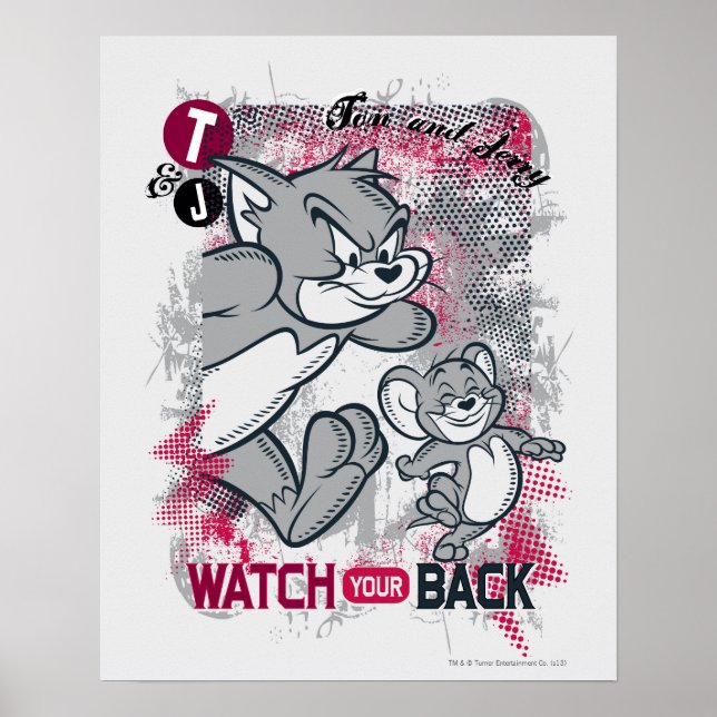 Tom and Jerry Watch Your Back Poster (Front)