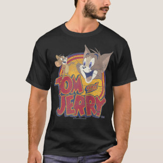 Tom and Jerry Water Damaged colors  T-Shirt