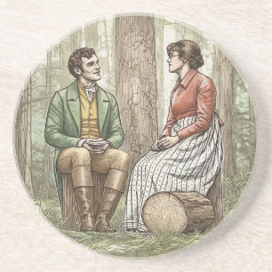 Tom and Mary from "The Other Bennet Sister" Coaster
