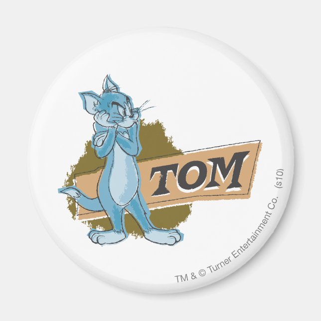 Tom Attitude Logo Magnet (Front)