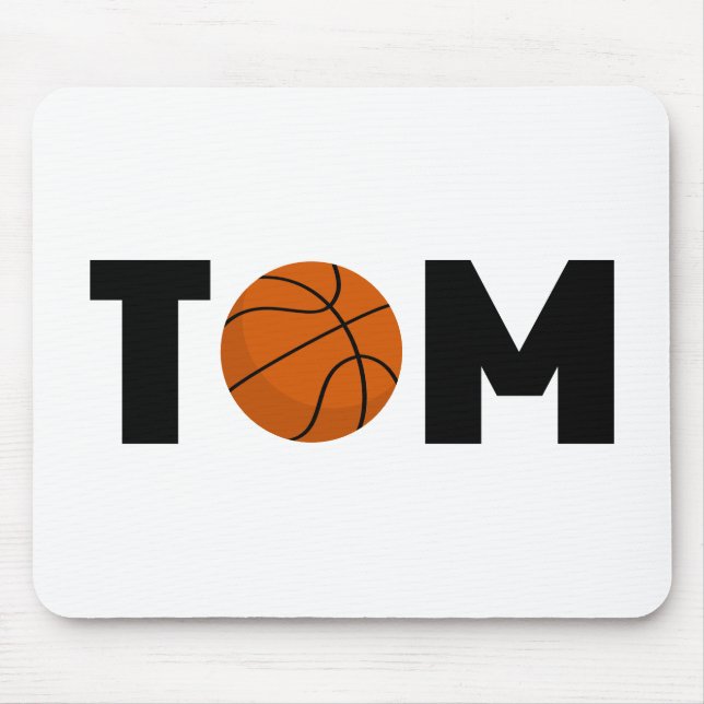 Tom Basketball Mouse Mat (Front)
