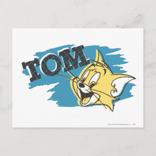Tom Blue and Yellow Logo Postcard