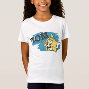Tom Blue and Yellow Logo T-Shirt