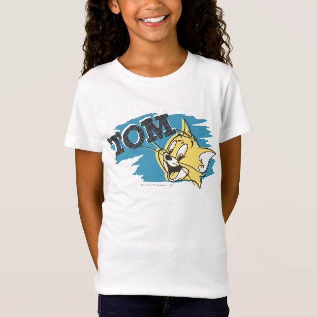 Tom Blue and Yellow Logo T-Shirt (Front)