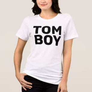 TOM BOY Ladies T-Shirt Tri-Blend Shirt