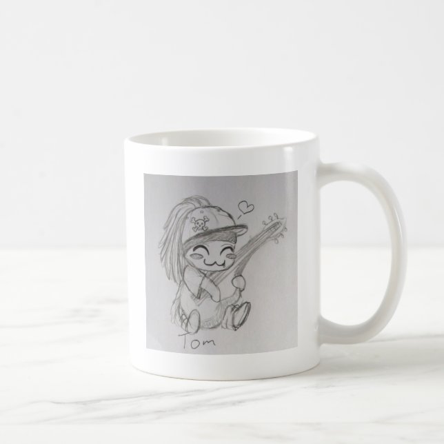 Tom button coffee mug (Right)