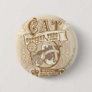 Tom Cat Gotchur Tung Tonic 6 Cm Round Badge