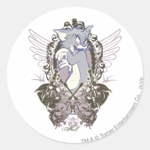 Tom Cat Outa Hell Classic Round Sticker