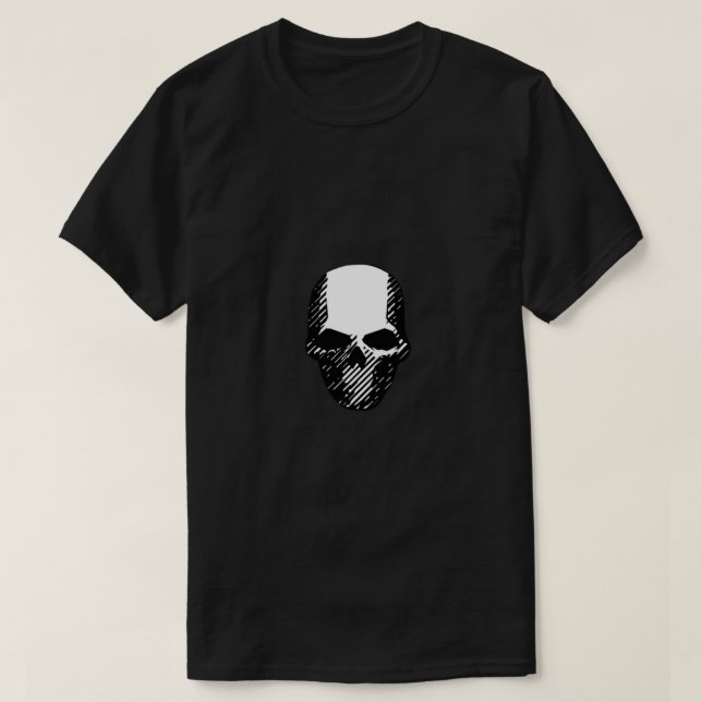 Tom Clancy's Ghost Recon Skull design Baseball Cap T-Shirt (Design Front)