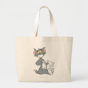 Tom Confused Large Tote Bag