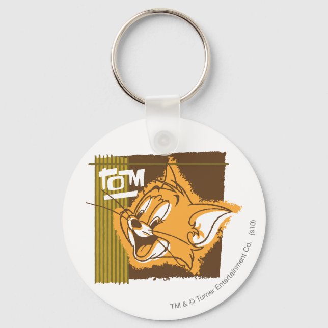 Tom Happy Face Key Ring (Front)