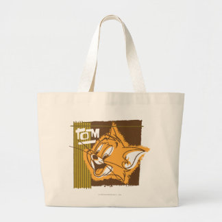 Tom Happy Face Large Tote Bag