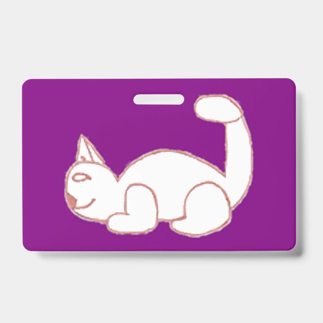 Tom Horizontal Lanyard ID Badge (Front)