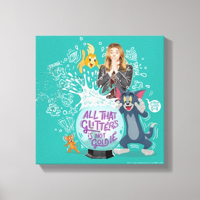 Tom & Jerry - All That Glitters Is Not Goldie Canvas Print (Front)