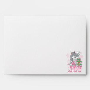Tom, Jerry, and Nibbles Decorating Joy Envelope