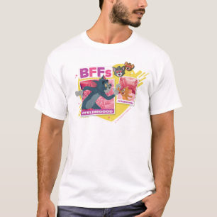 Tom & Jerry BFFs Photo Emoji Collage T-Shirt