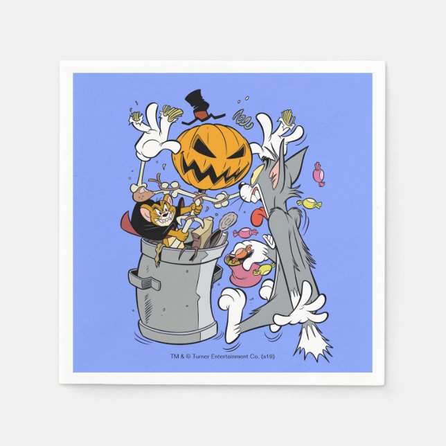 Tom & Jerry | Boo to Tom Napkin (Front)