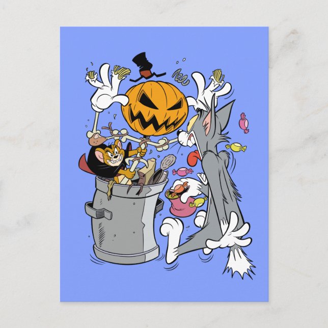 Tom & Jerry | Boo to Tom Postcard (Front)